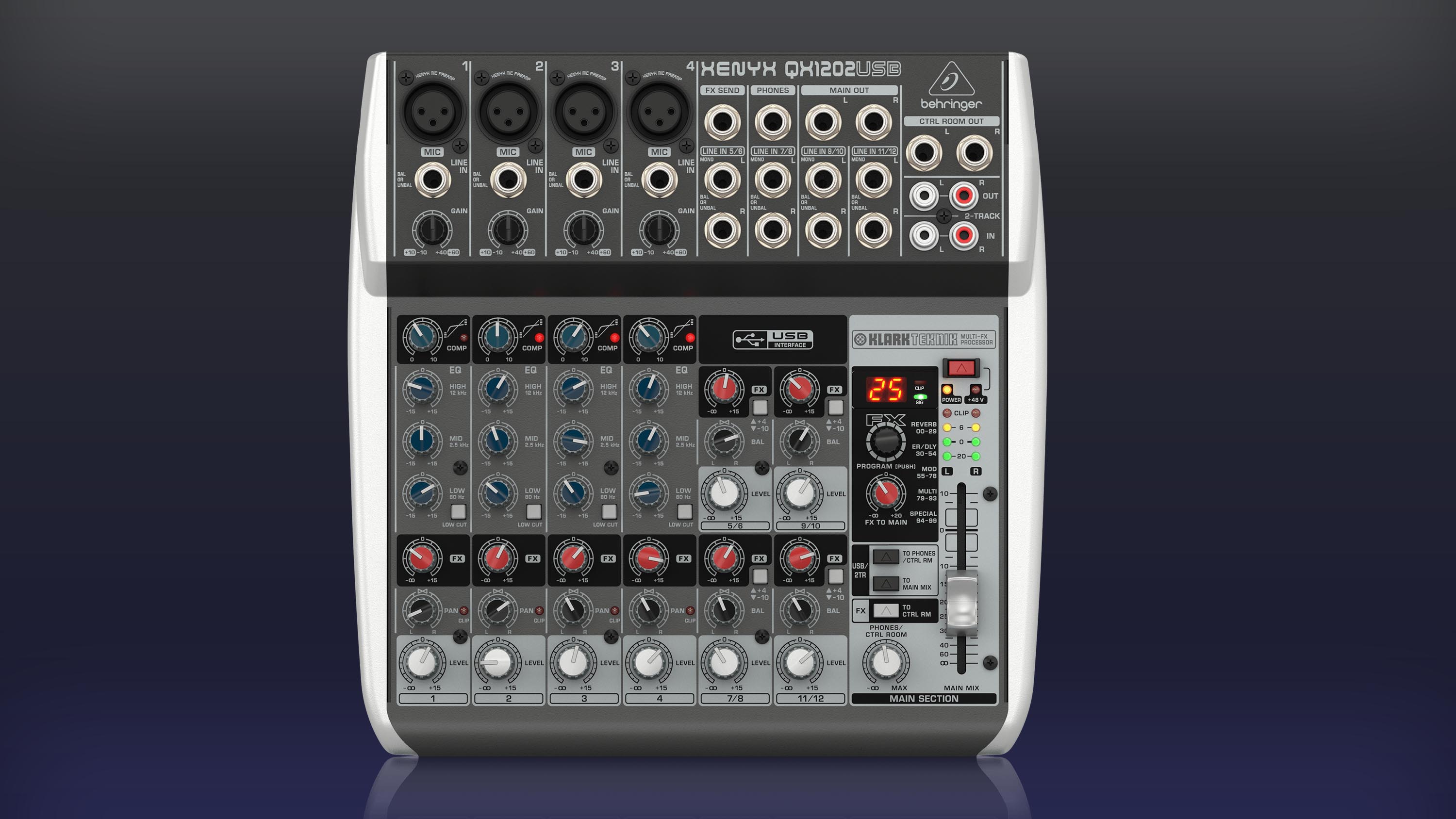 StereoEvent analog  12ch mixer with FX 